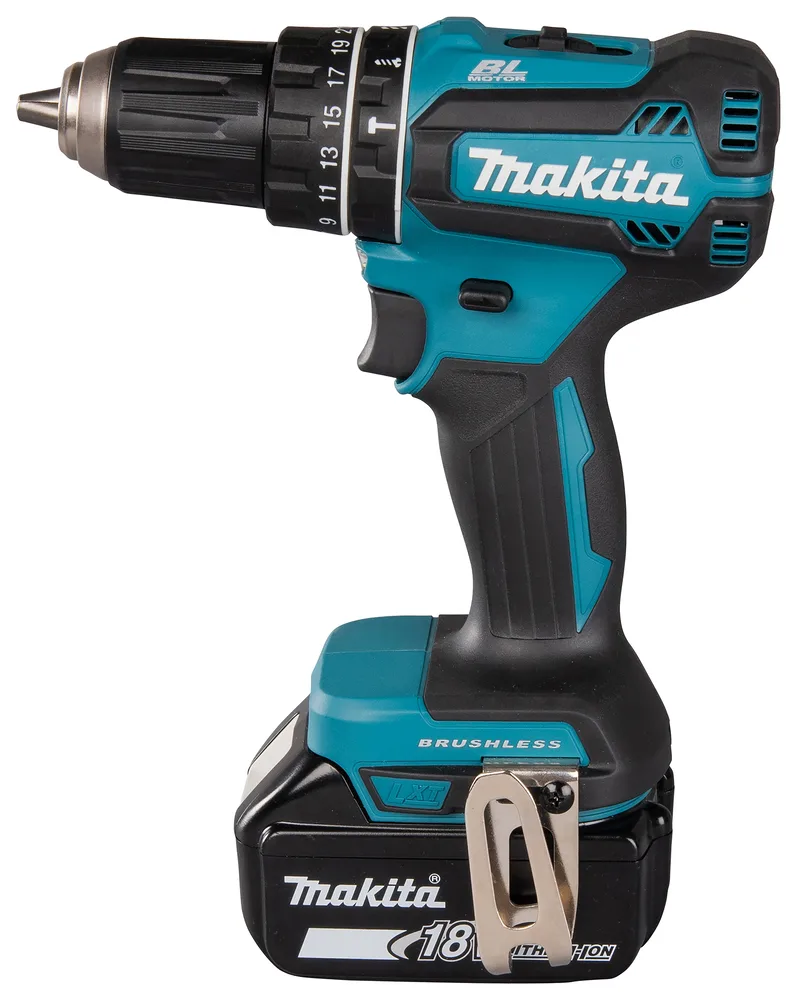 Makita DHP485 - vista lateral